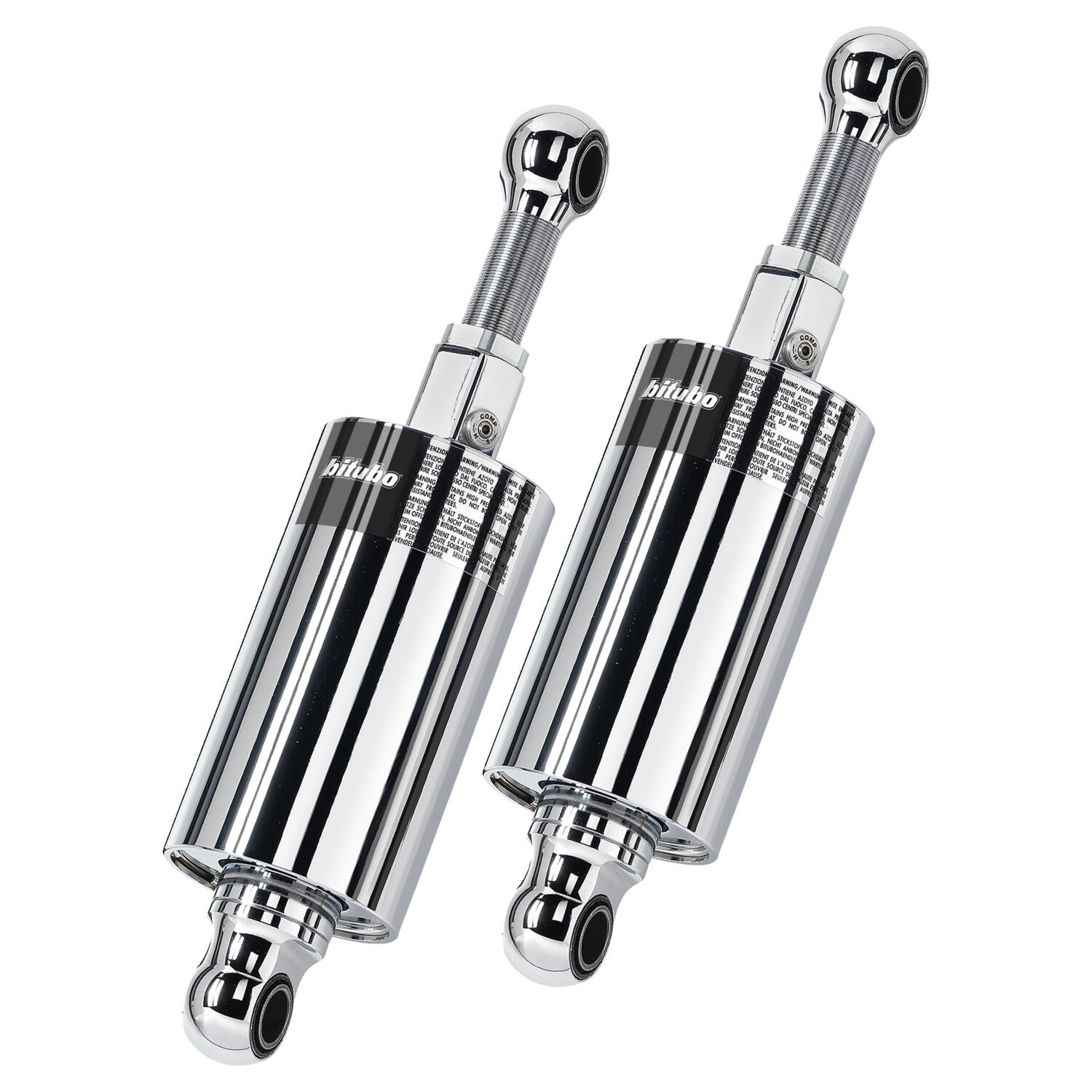 Bitubo, Evo Softail dual shock absorber set, Chrome