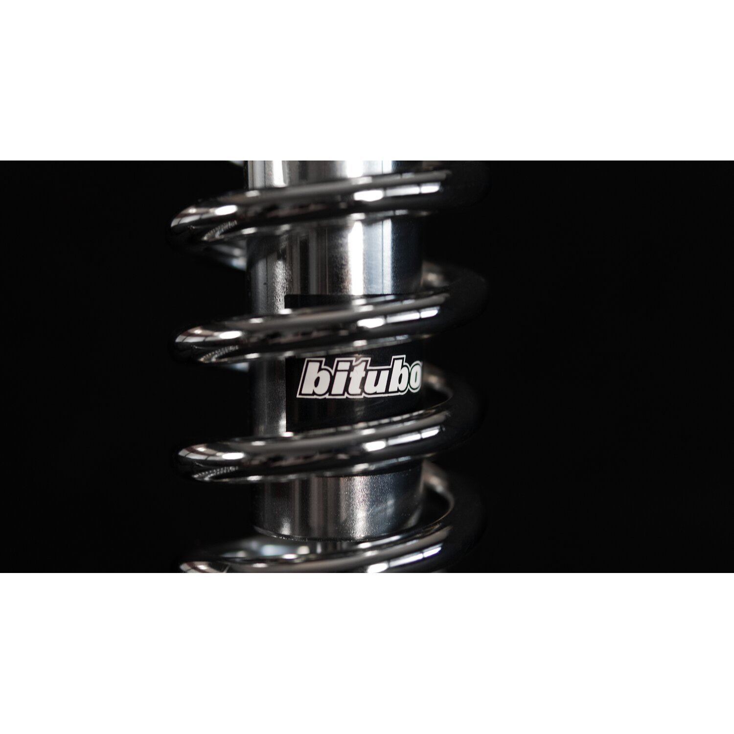 Bitubo, WME dual shock absorber set. Chrome. 270mm