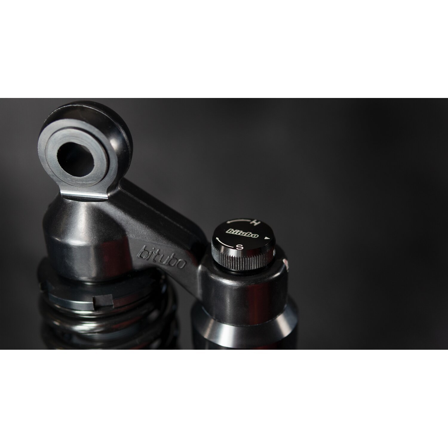 Bitubo, WMT dual shock absorber set. Piggyback. 301mm