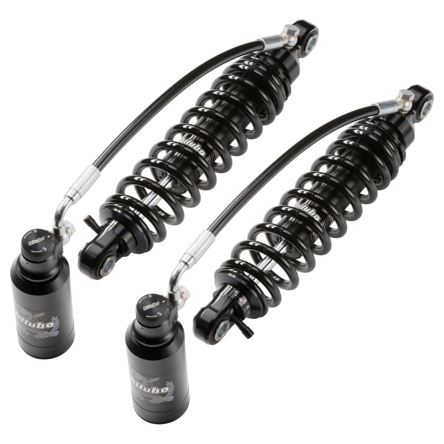 Bitubo, Twinshocks adjustable: spring preload, rebound, comp