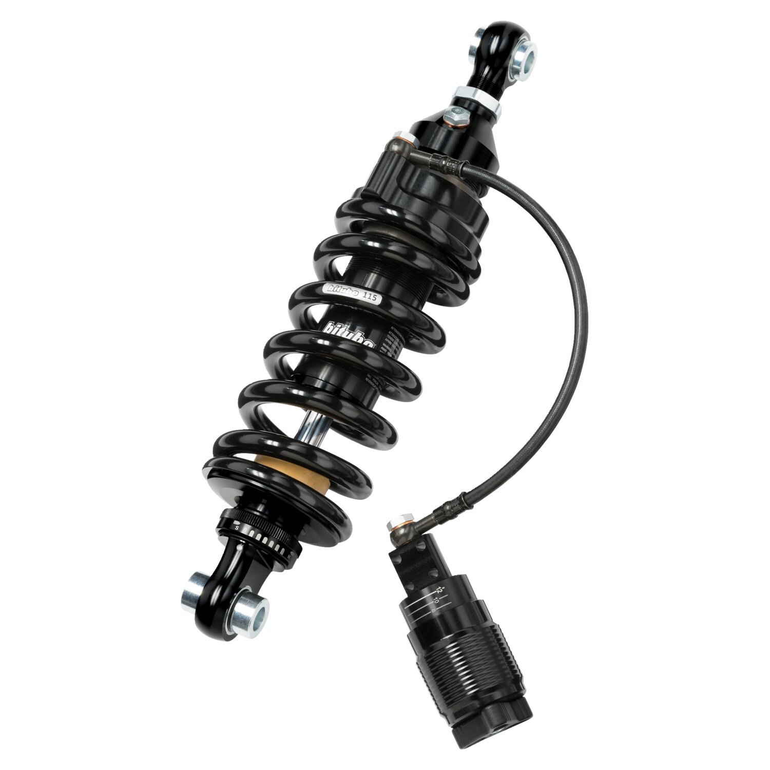Bitubo, M8 Softail adjustable mono shock absorber, Black