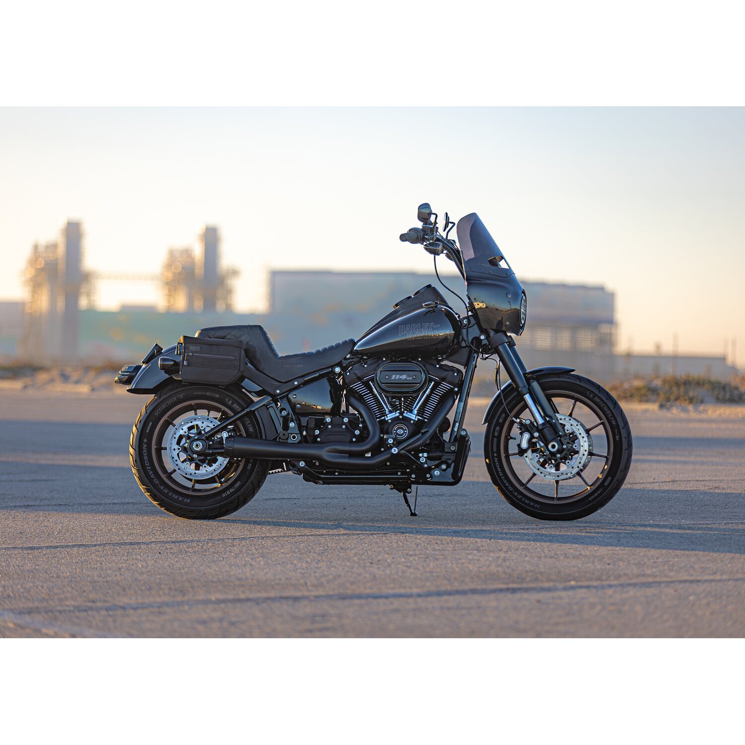 Burly, Stiletto rear mono M8 Softail shock