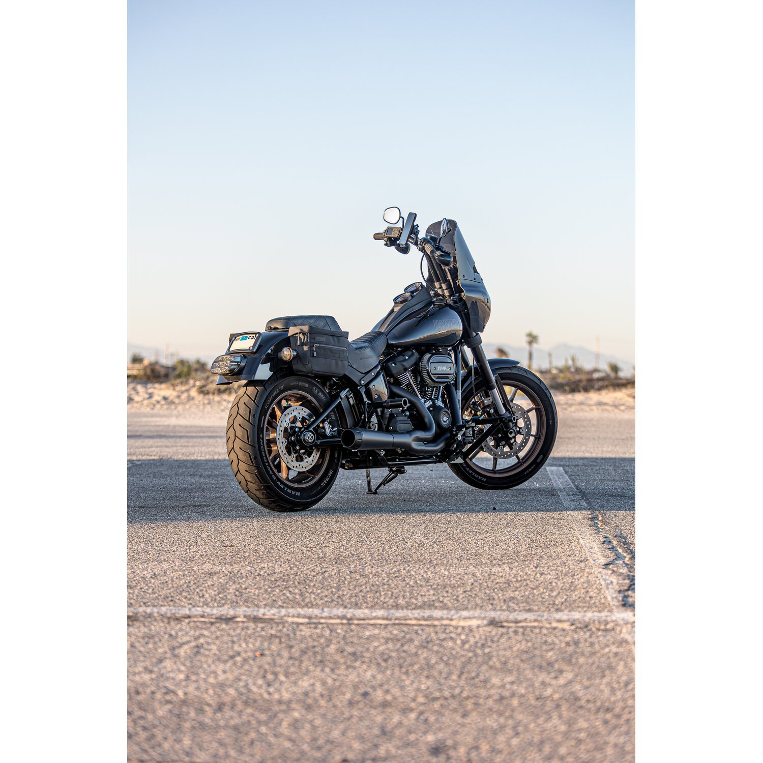 Burly, Stiletto rear mono M8 Softail shock