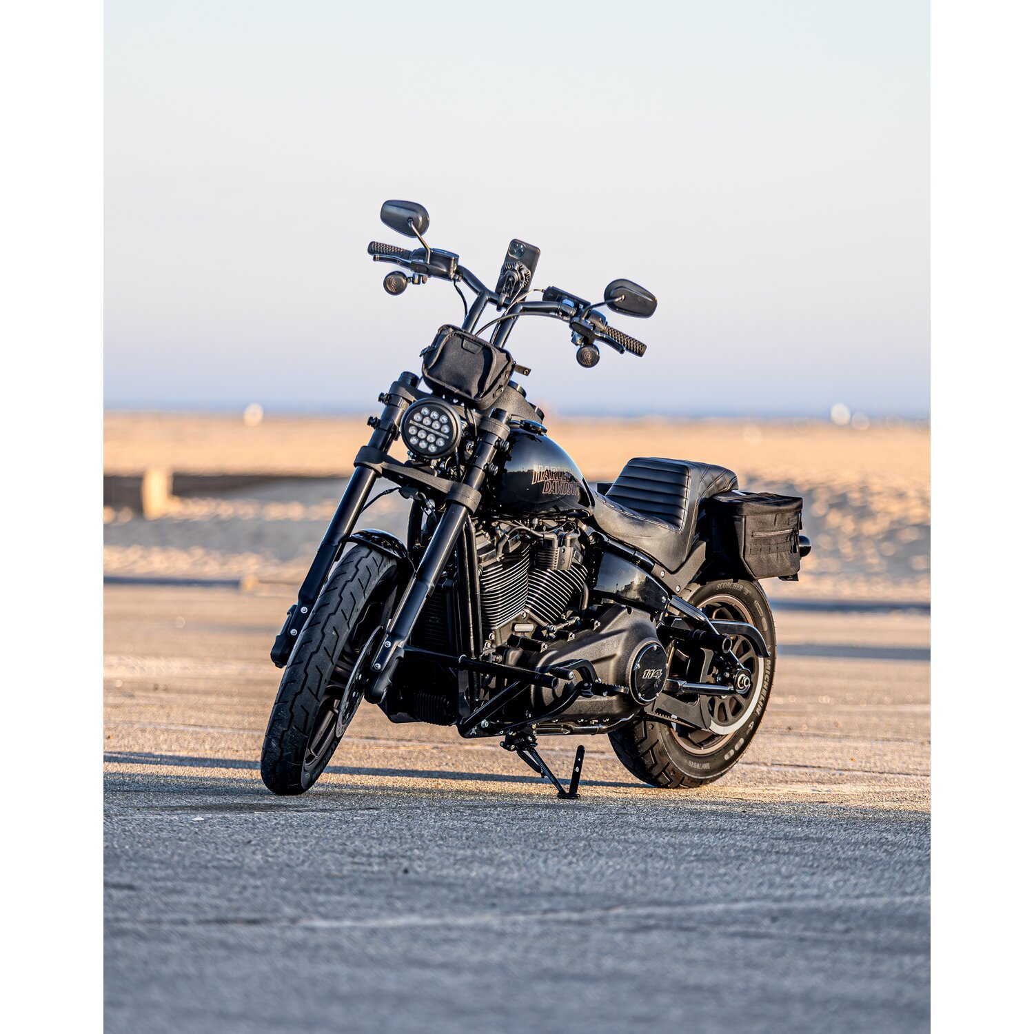Burly, Stiletto rear mono M8 Softail shock