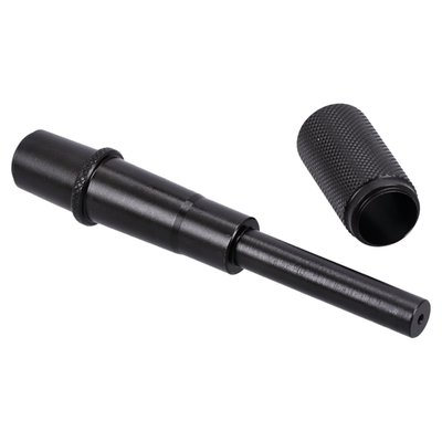 Used to install spiral lock / Spiro lock (circular flat wire) 22582-52 style wristpin retaining rings to 0.515" ID wristpins. Easy install without bending or distorting the retaining ring. 
Note: Will not work with 'round wire' or 'E-clip' type retaining rings. 