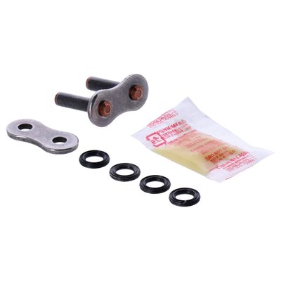 Stock replacement riveted style master link for RK's 530 XSO Z1 RX-Ring chains.