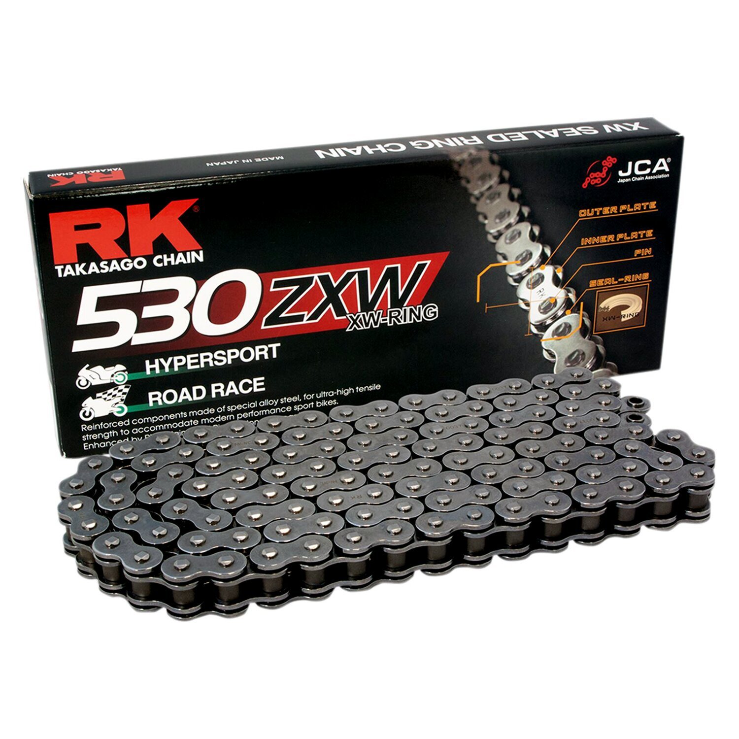 RK Chain, 530 ZXW, 114 link XW-Ring chain