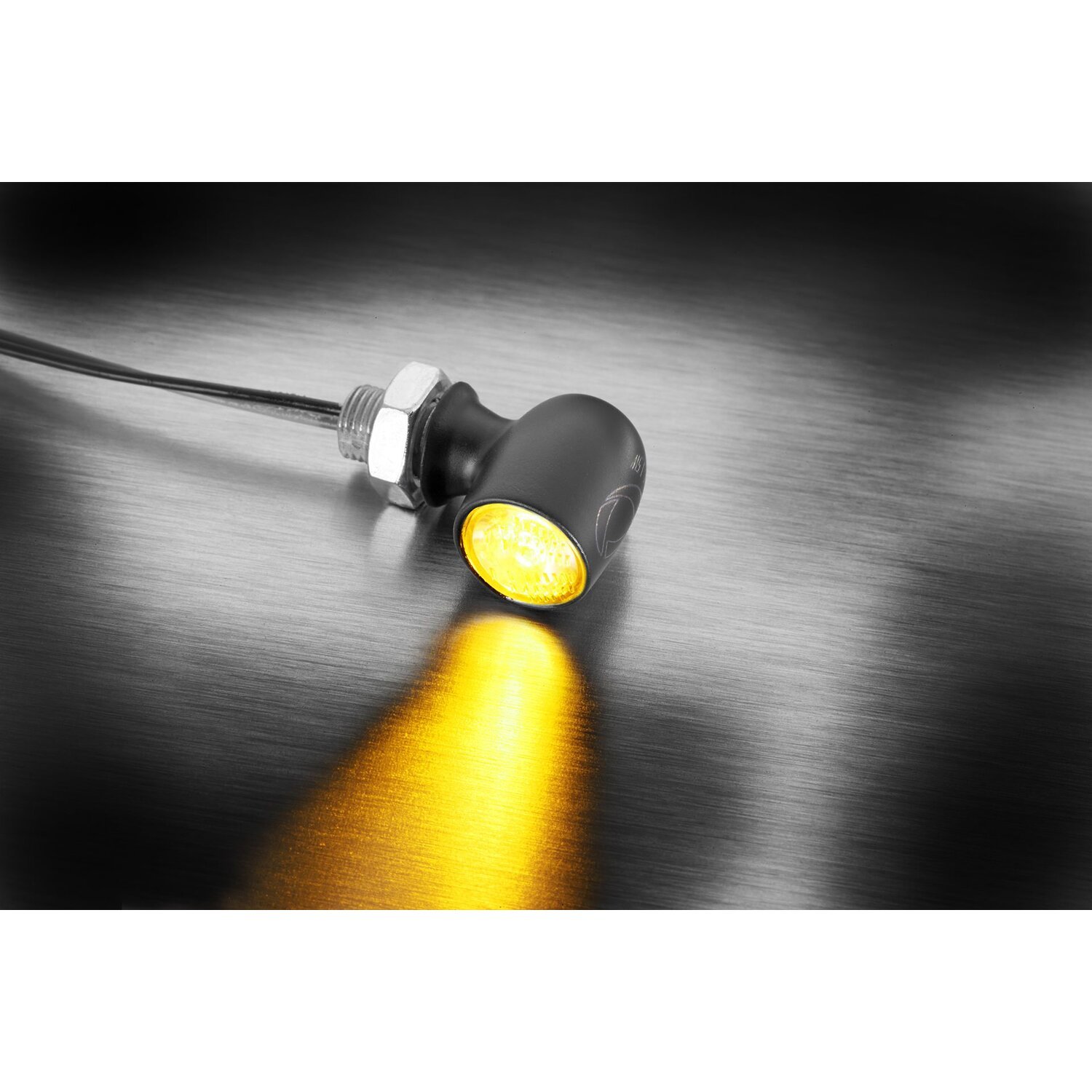 Kellermann, Spot LED turn signal. Dark lens, Black, Matte