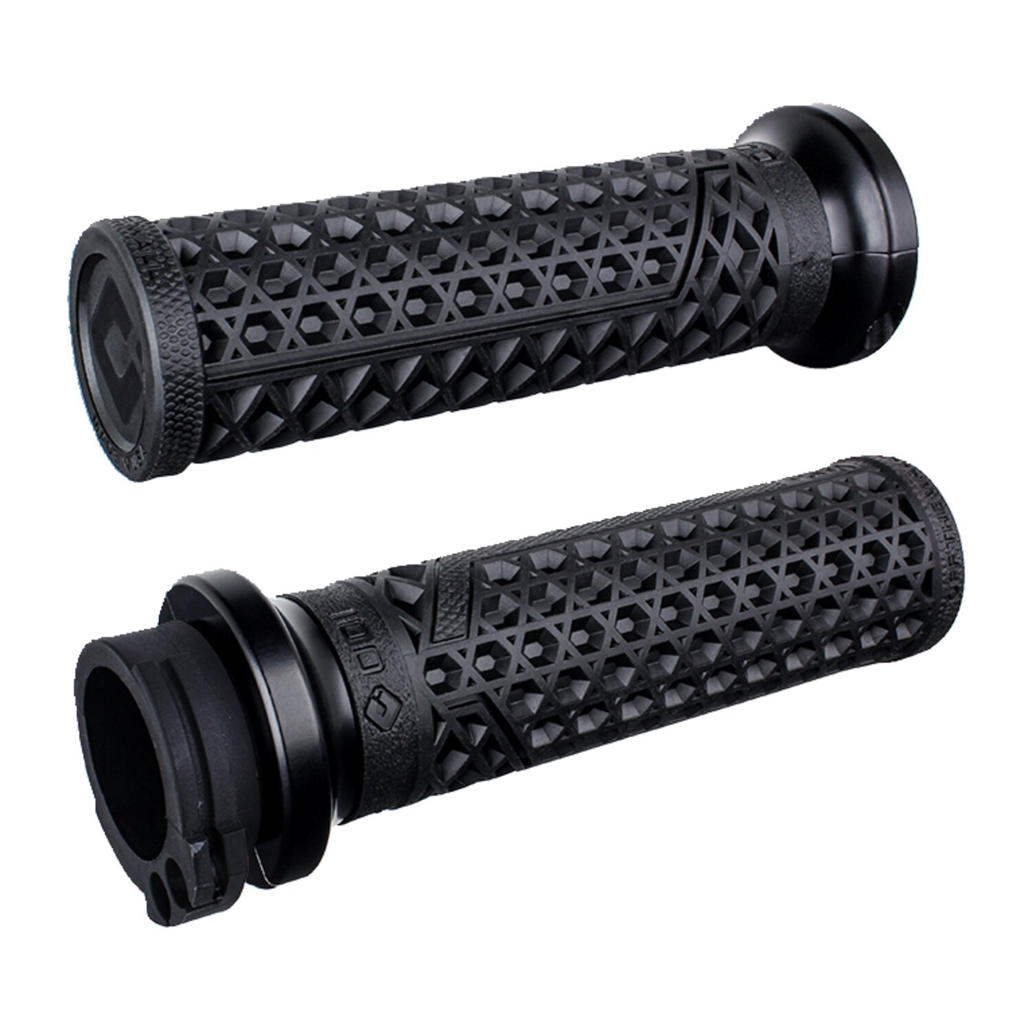 ODI, V-twin lock-on grips vans signature, cable, Black, Gloss