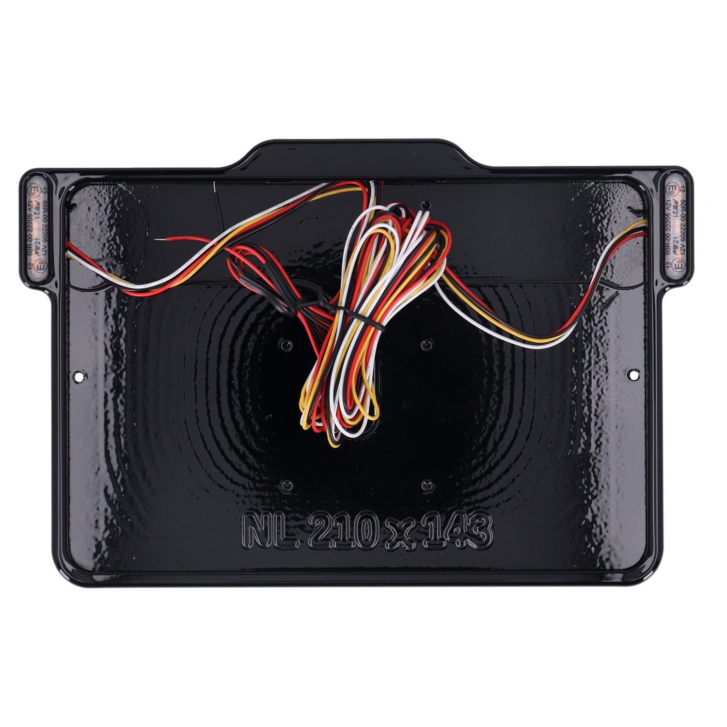 DMP, 3-1 license plate frame 3.0 NL BE, Black, Gloss