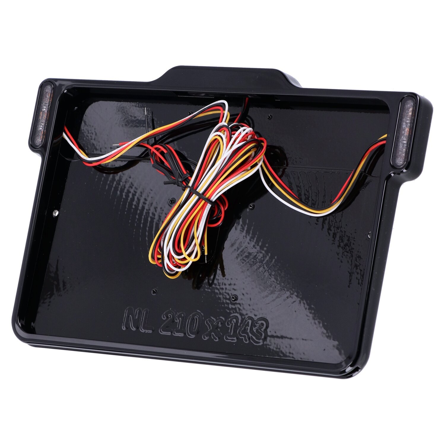 DMP, 3-1 license plate frame 3.0 NL BE, Black, Gloss