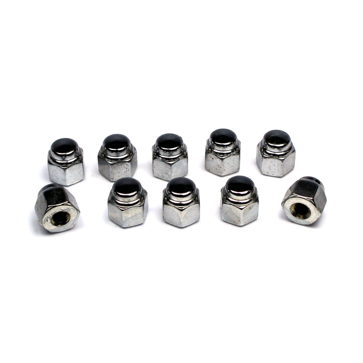 Colony, cap nuts 10-24 chrome plated