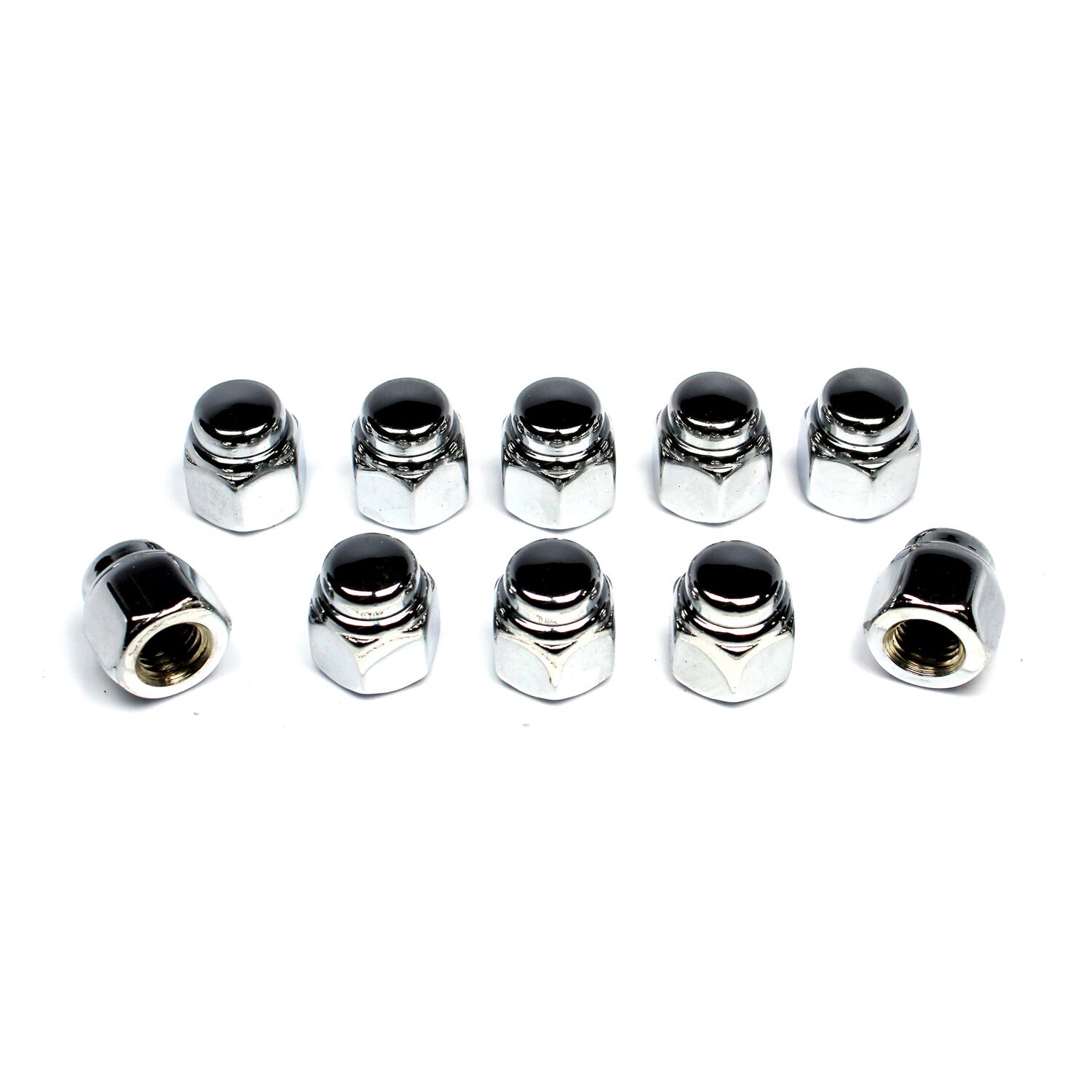 Colony, cap nuts 5/16-24 chrome plated, Silver