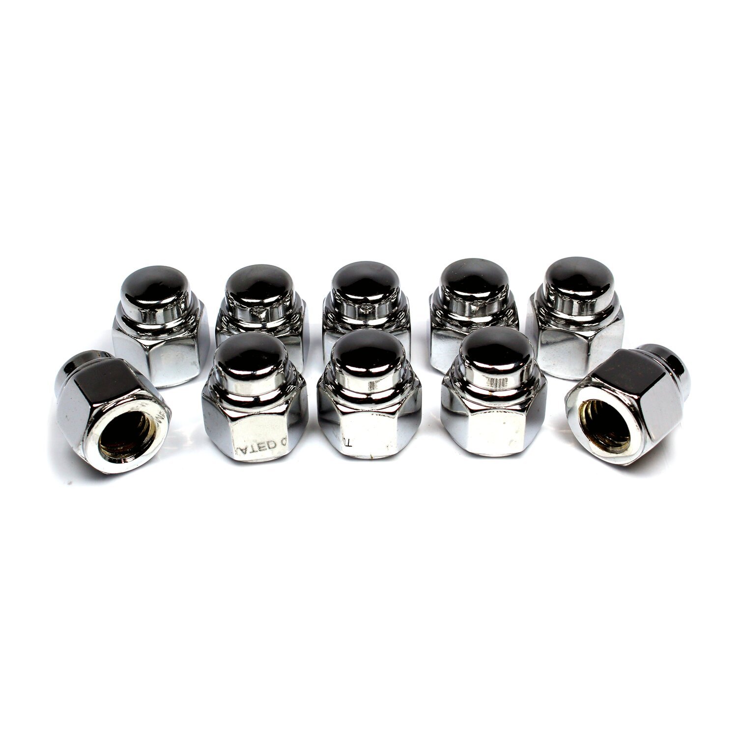 Colony, cap nuts 1/2-13 chrome plated, Silver