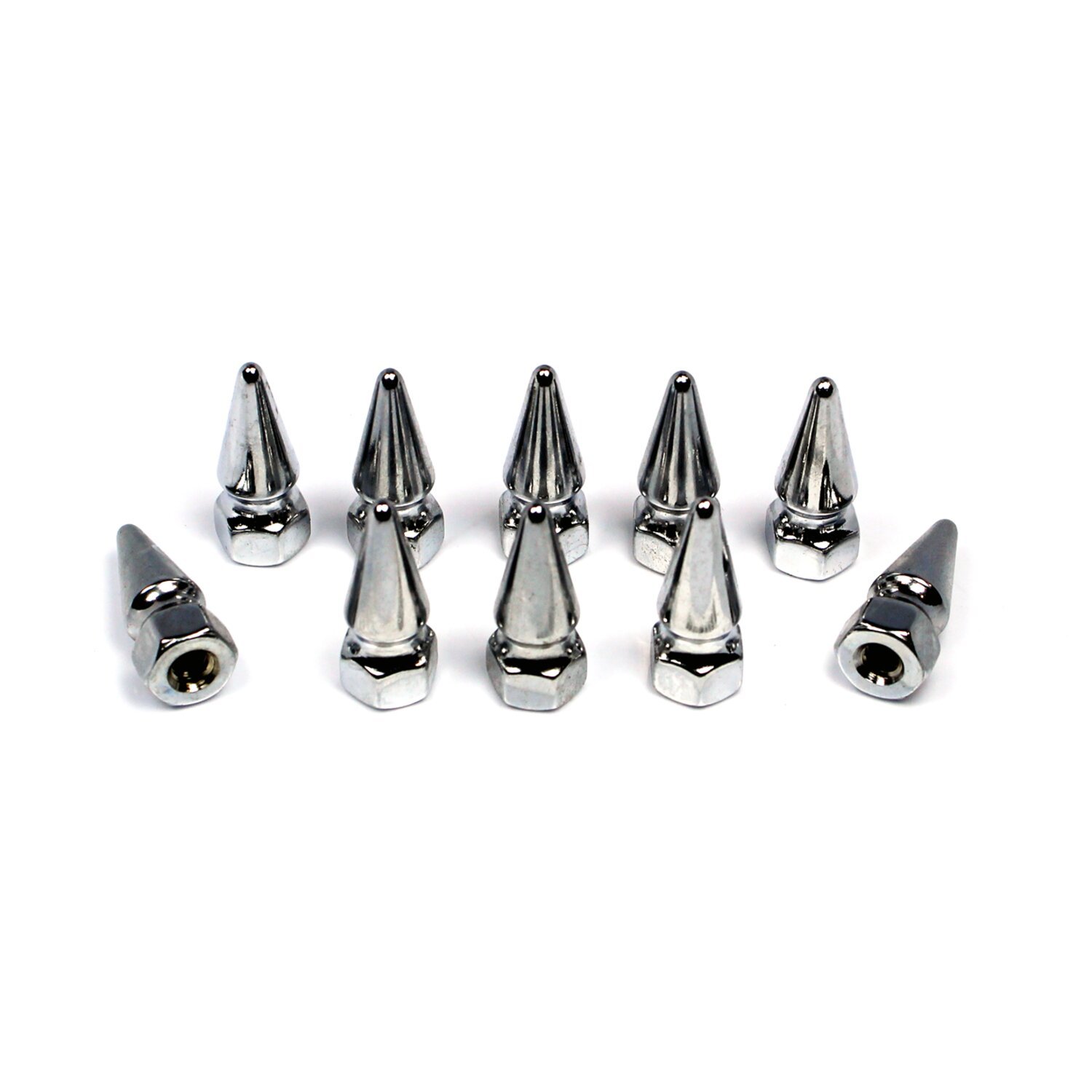 Colony pike nuts 10-24, Chrome
