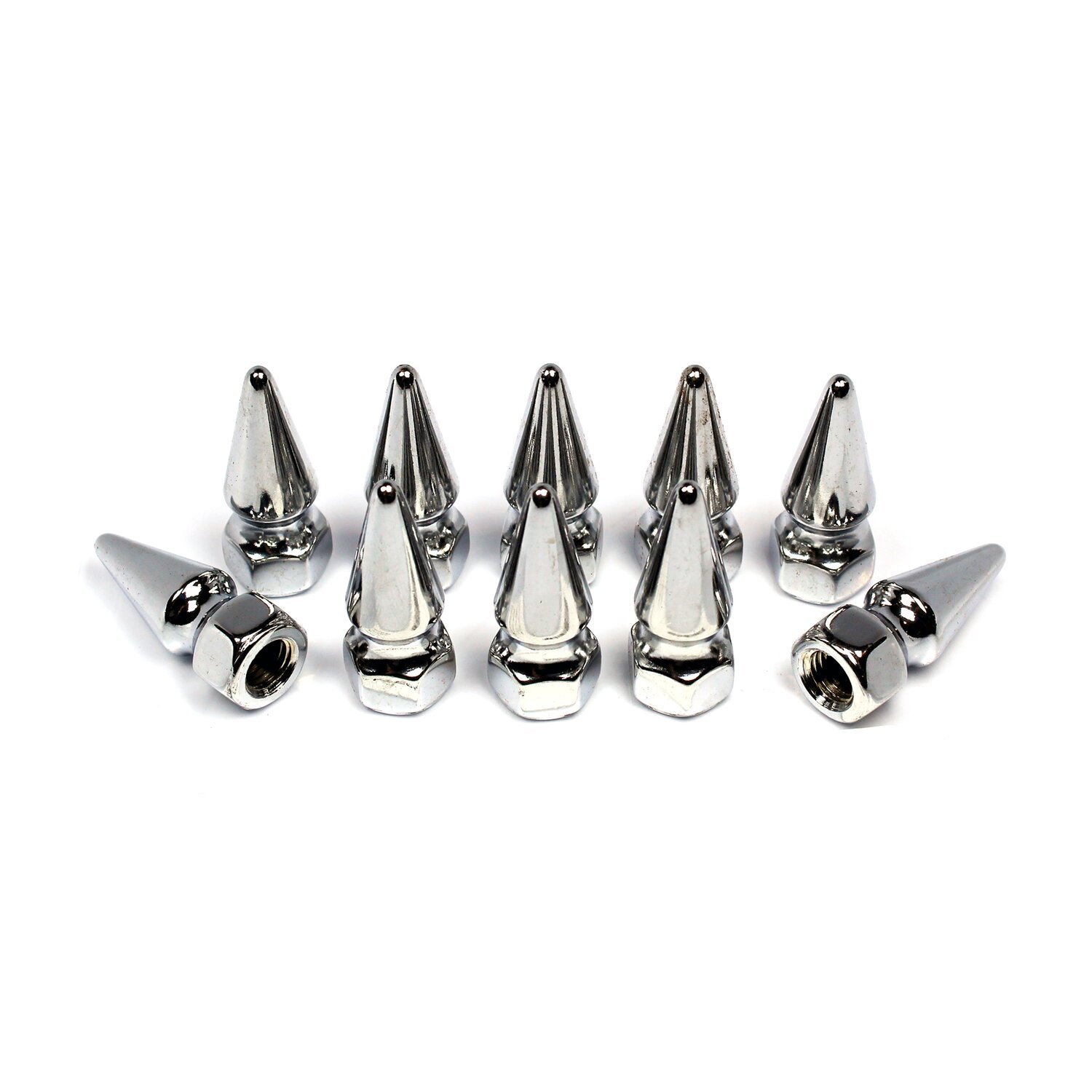 Colony pike nuts 5/16-24, Chrome