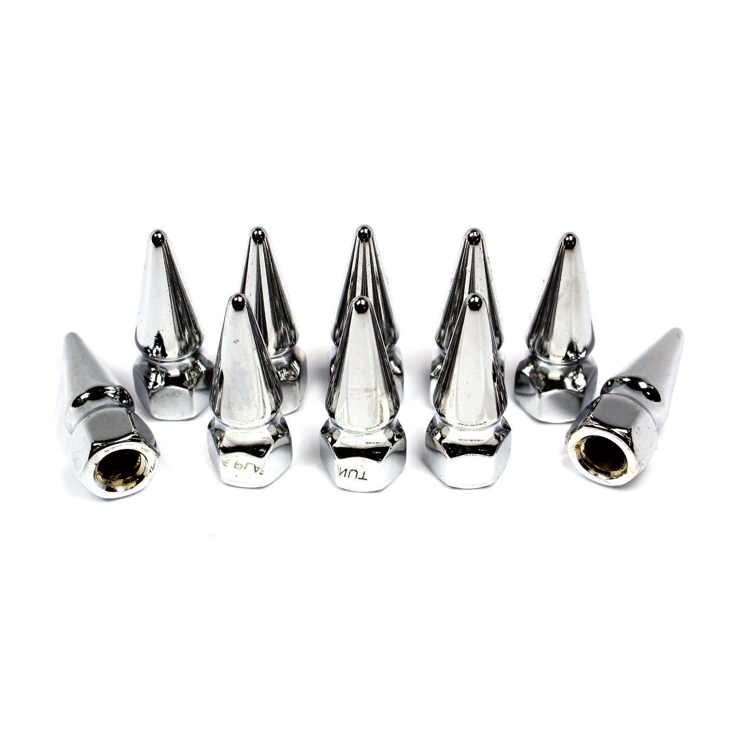 Colony pike nuts 3/8-16, Chrome