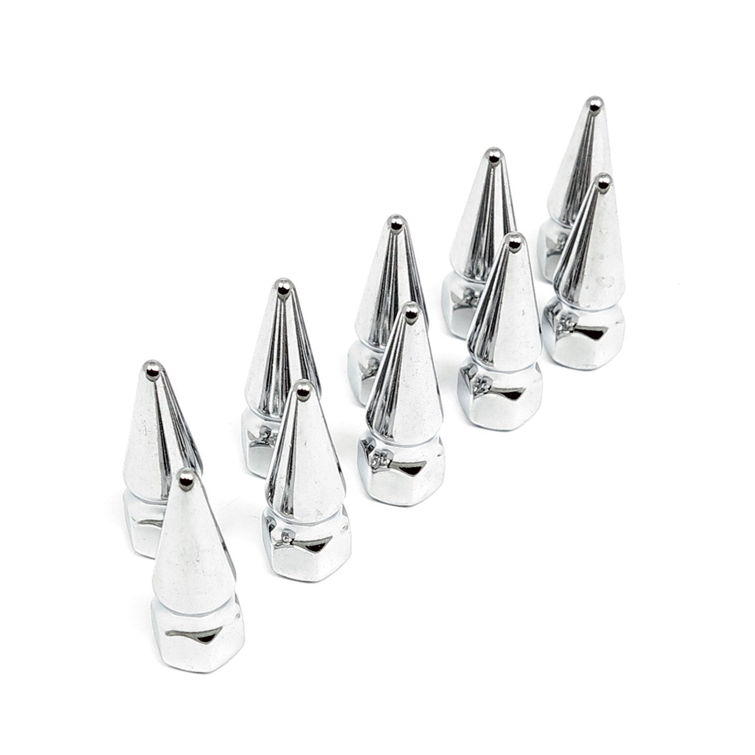 Colony pike nuts 3/8-24, Chrome