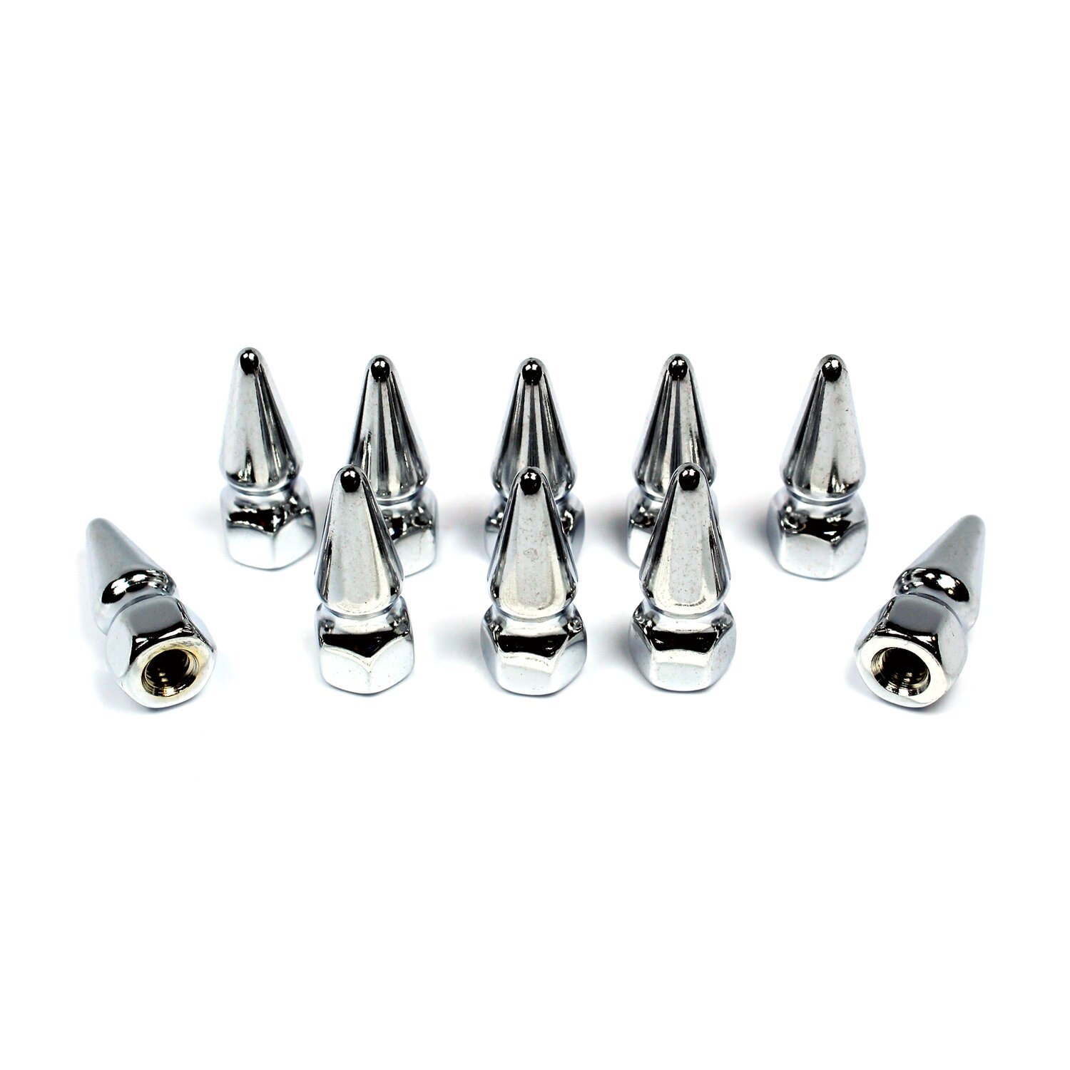 Colony pike nuts 6mm (1.0, Chrome