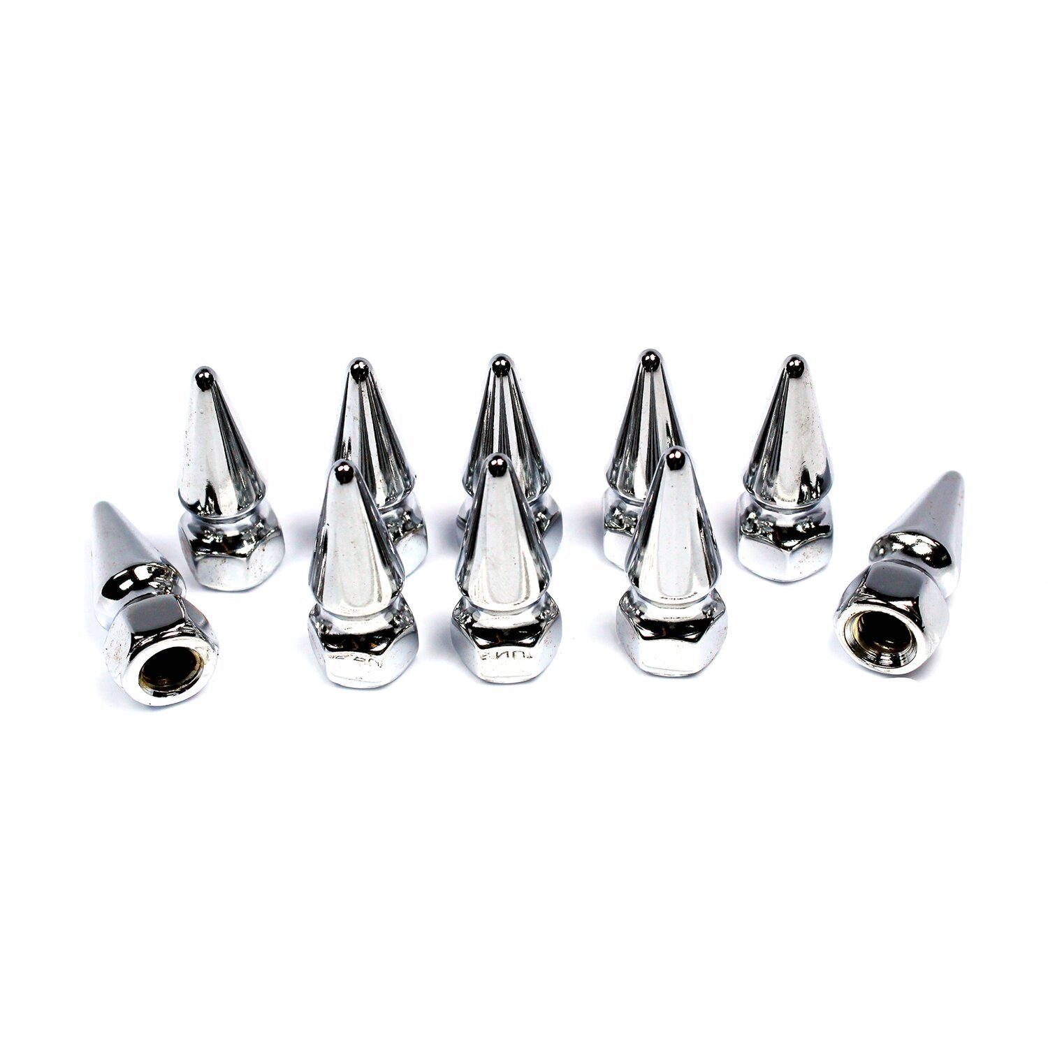 Colony pike nuts 8mm (1.25, Chrome