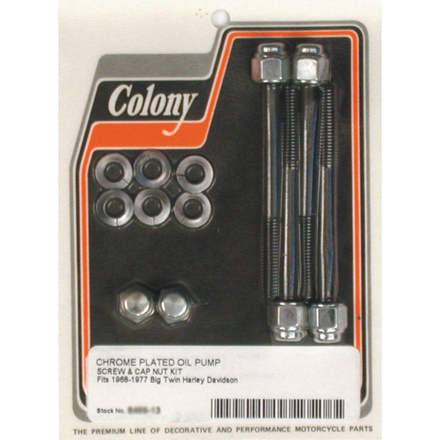 Colony oil pump mount kit, Chrome