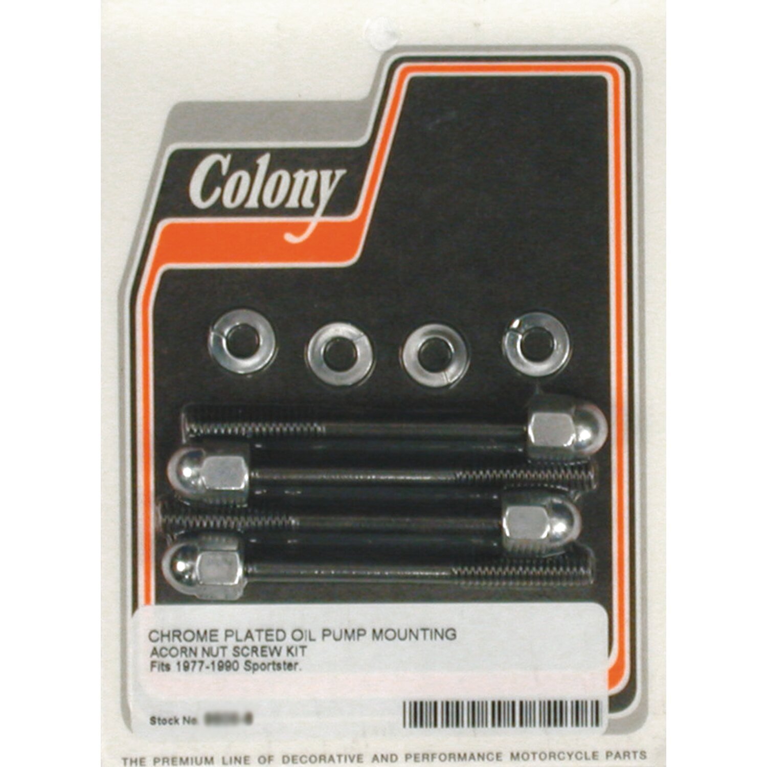 Colony oil pump mount kit acorn, Chrome