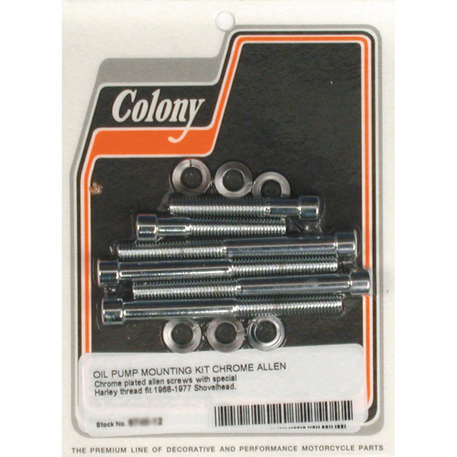 Colony oil pump mount kit allen, Chrome