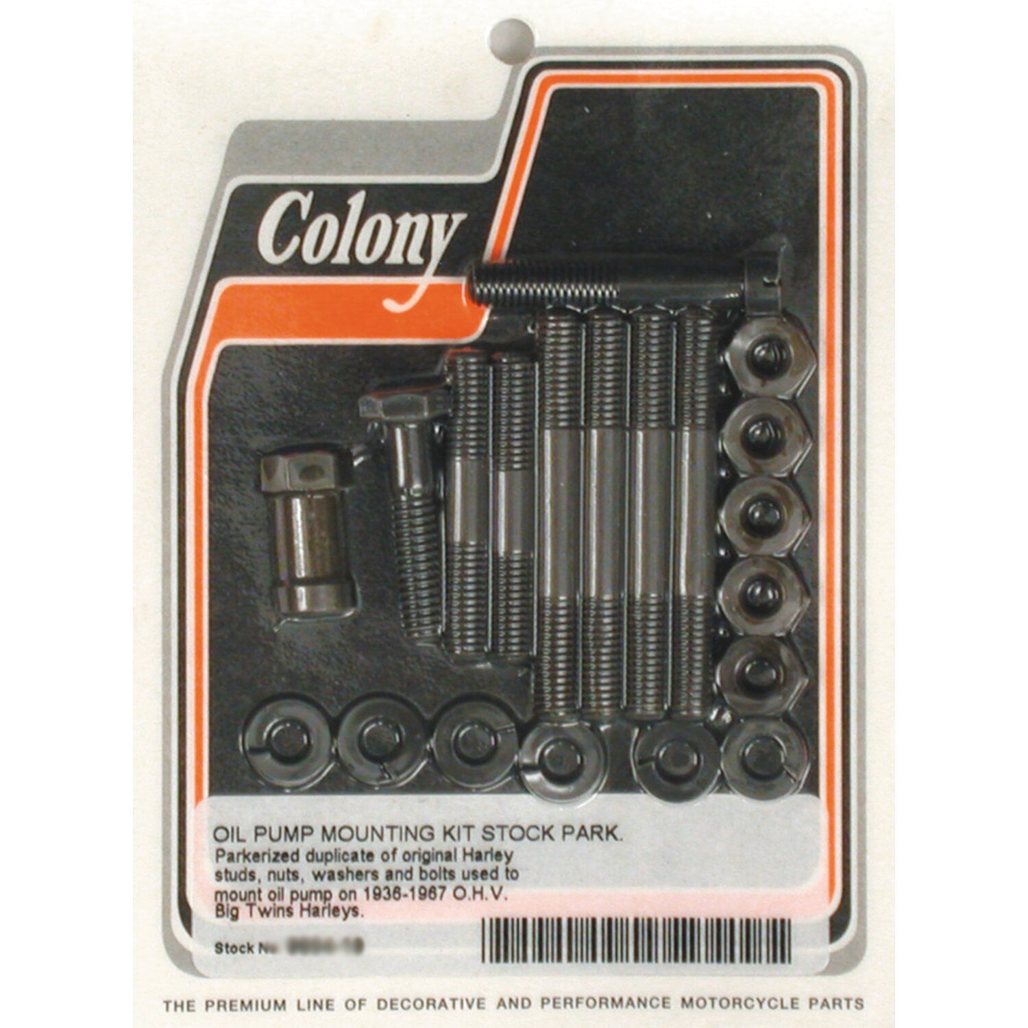 Colony oil pump mount kit OEM style, Black