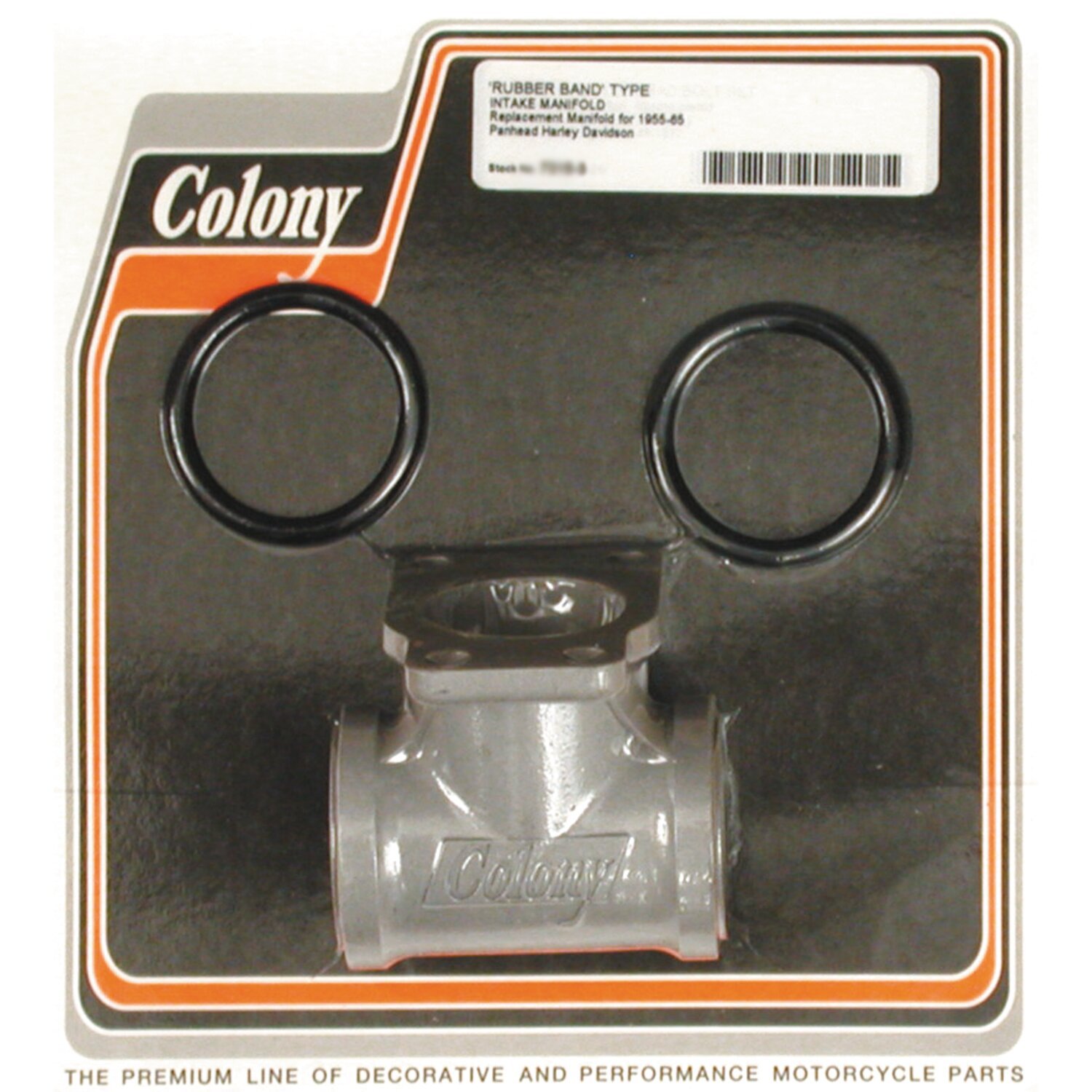 Colony, O-ring manifold for Panhead