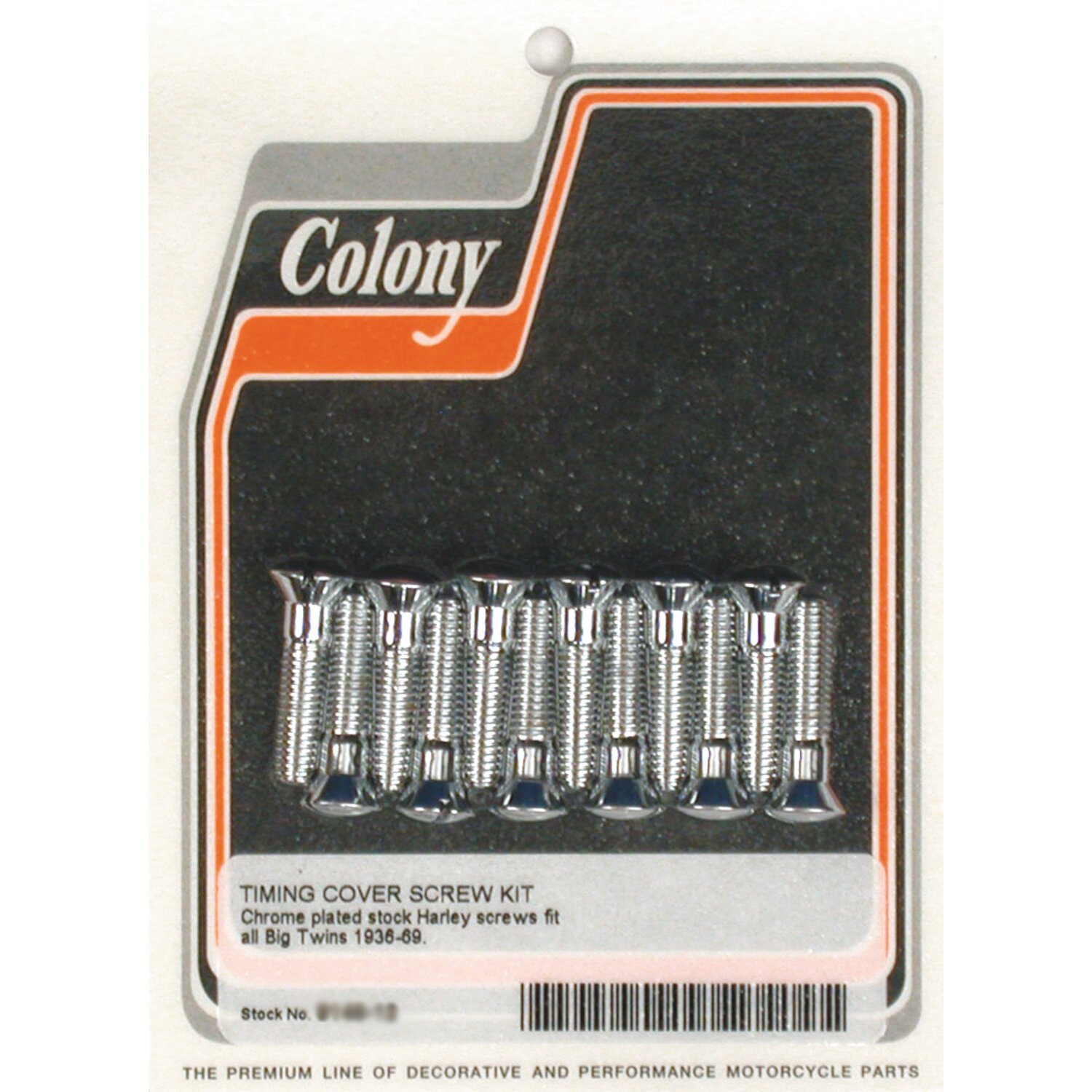 Colony cam cover mount kit, OEM style, Silver, Chrome