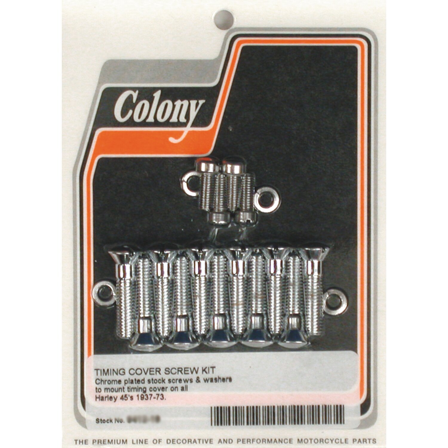 Colony cam cover mount kit, OEM style, Chrome