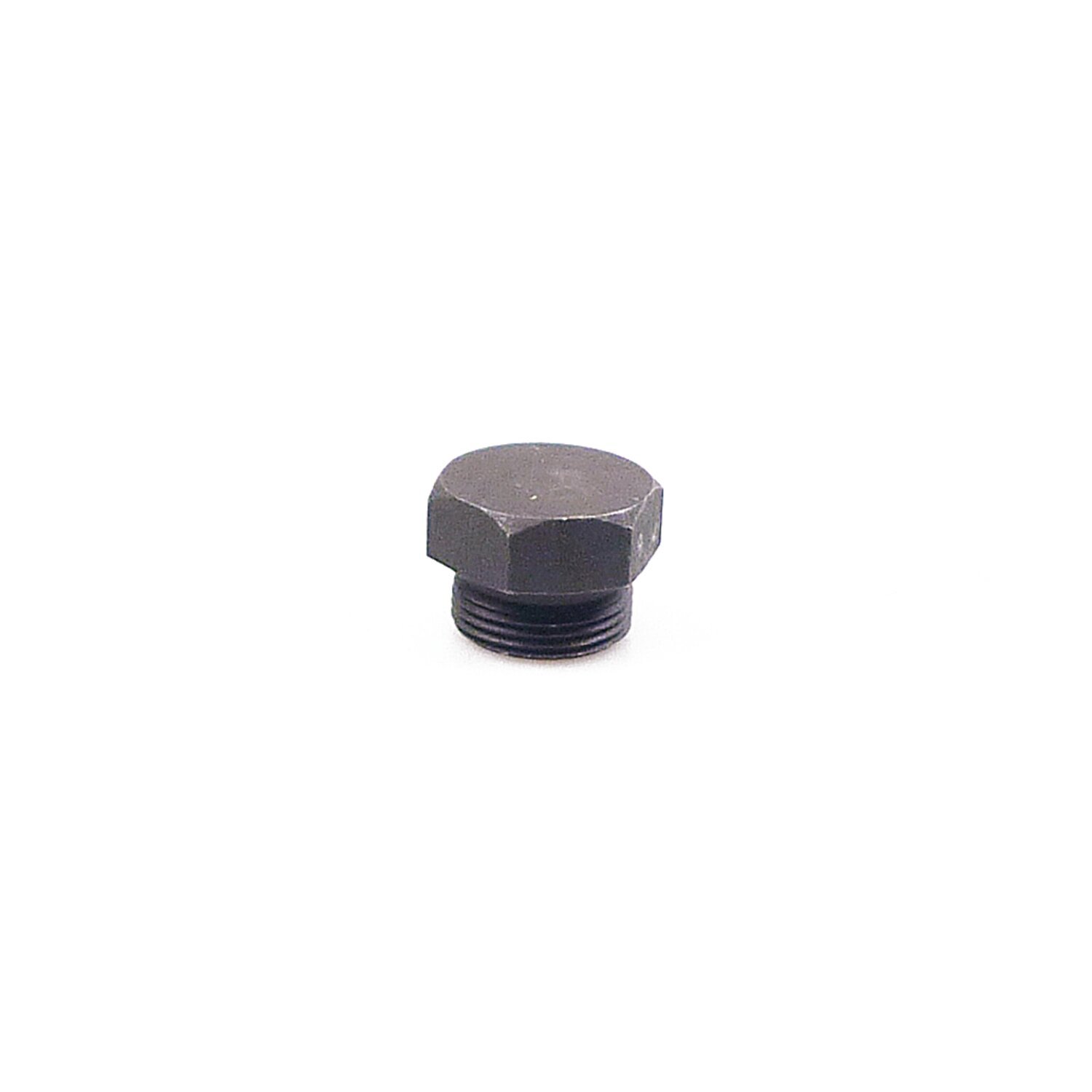 Colony, transmission fill plug. OEM hex style, Black, Matte