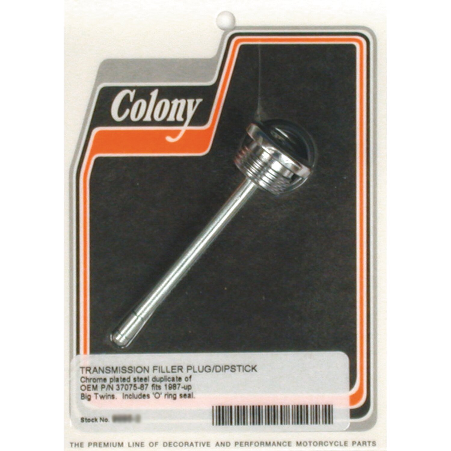 Colony, transmission fill plug. OEM Allen style, Chrome