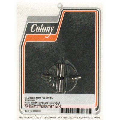 Exact reproduction stamping. 
Used to renew the throw-out bearing surface of the 37052-44 (2426-44) clutch lever arm. 