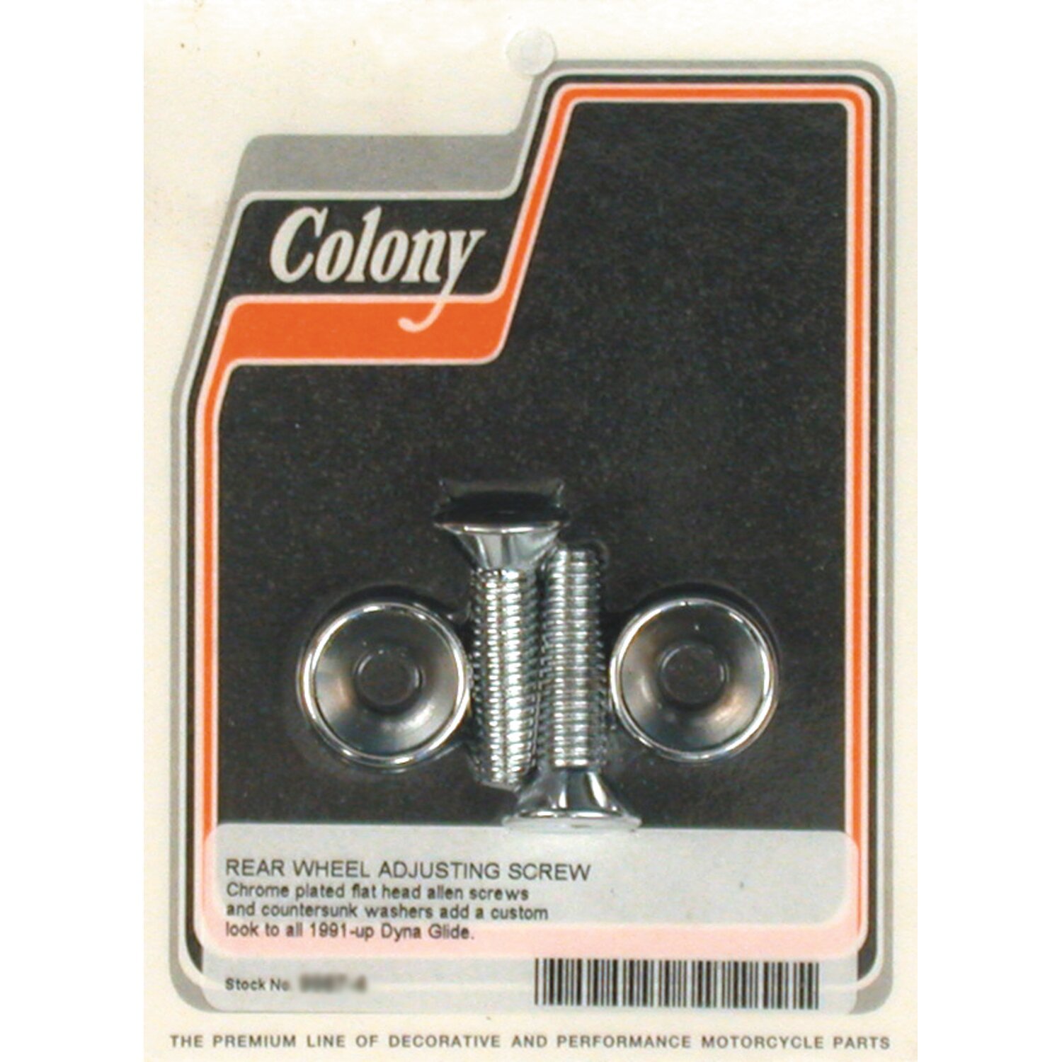 Colony, axle adjuster bolt kit