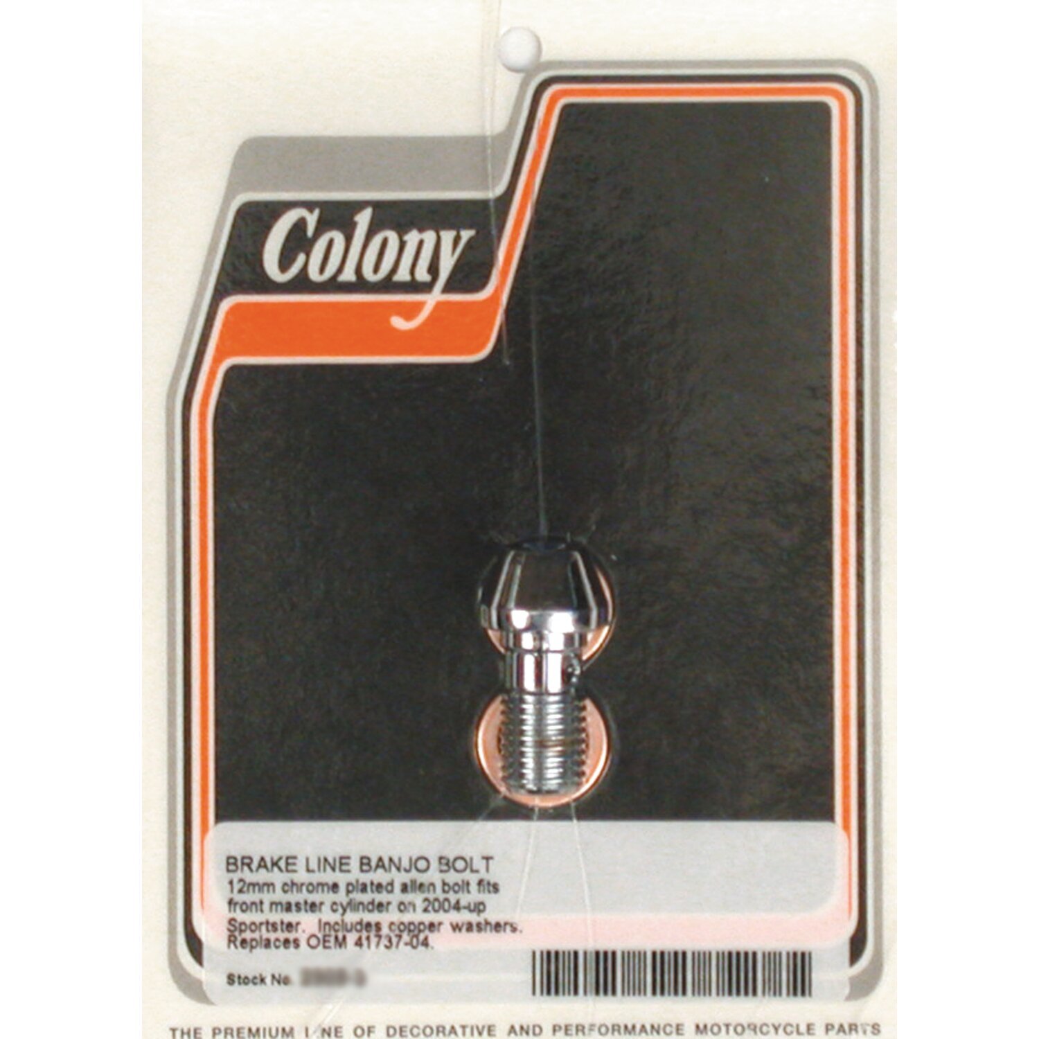 Colony banjo bolts, 12mm x 1.5