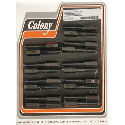 Parkerized, OEM style, aluminum heads