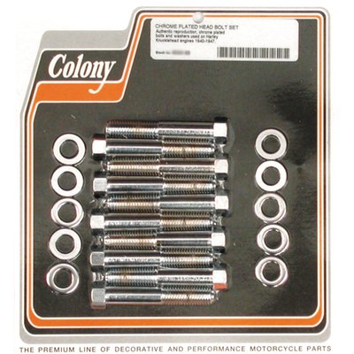 Chrome, OEM style, incl. washers