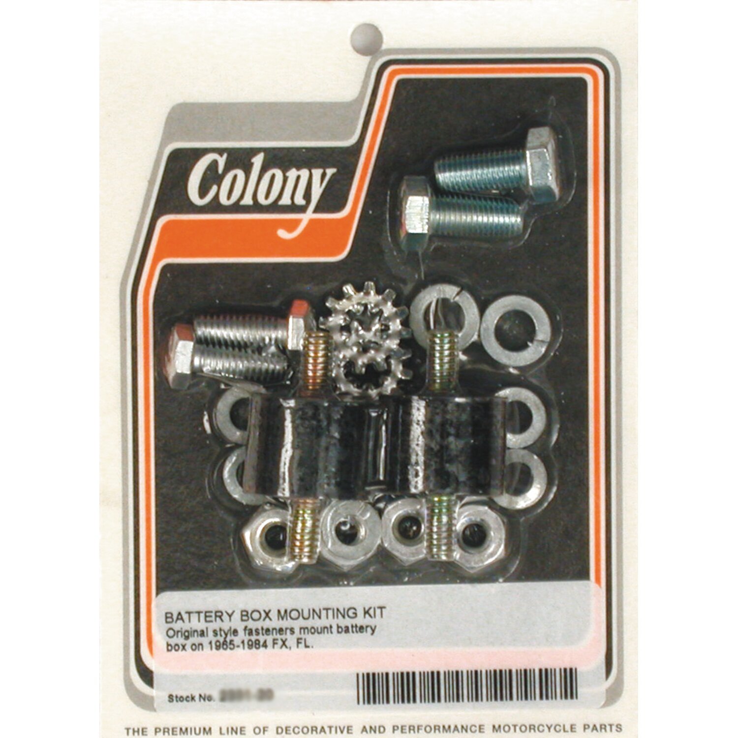Colony, battery box mount kit