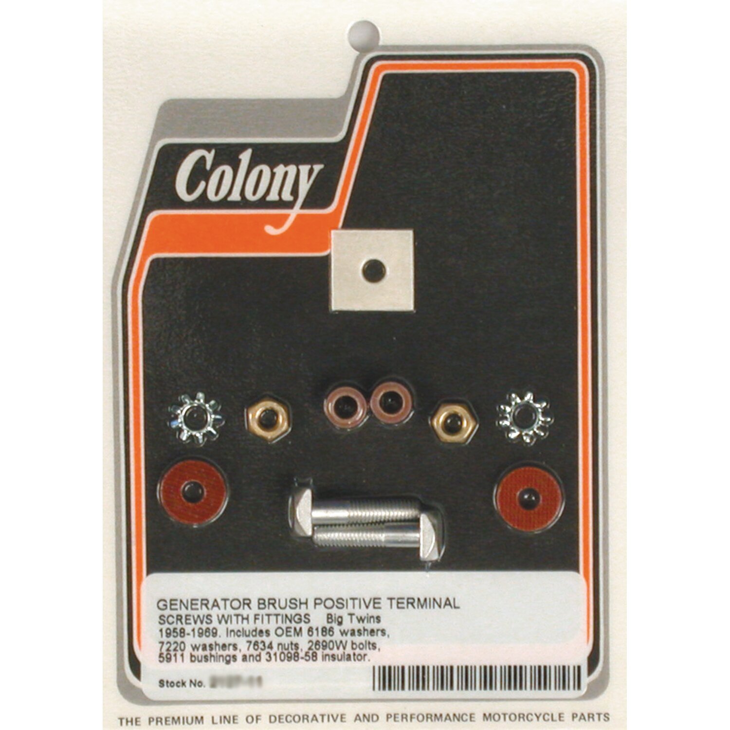 Colony, generator terminal positive screw kit, Polished