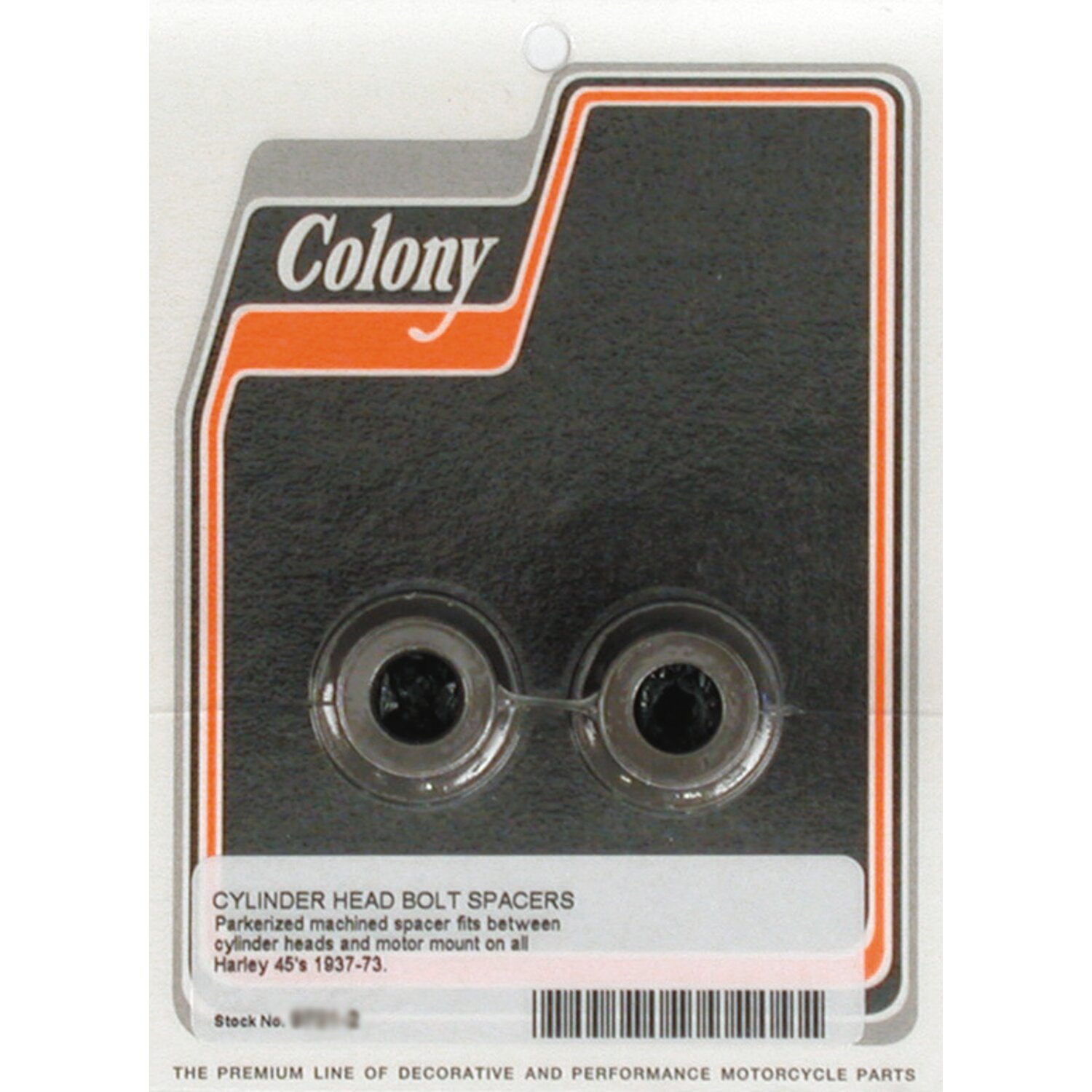 Colony motor mount spacers, Matte
