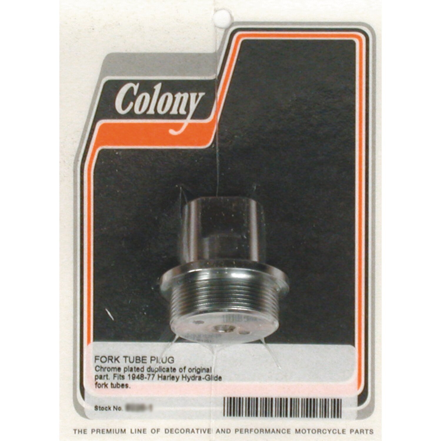 Colony, 41mm fork tube cap bolt