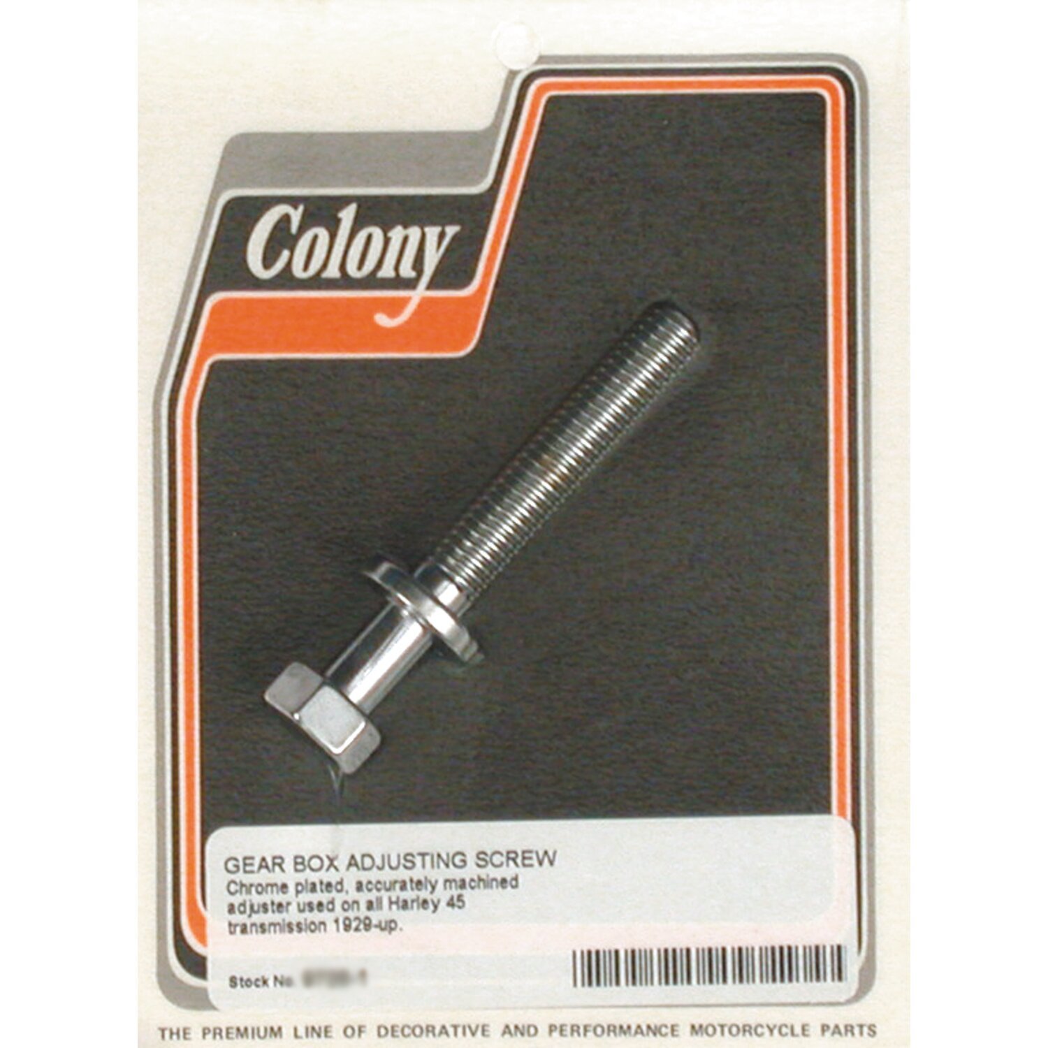 Colony, transmission adjuster bolt