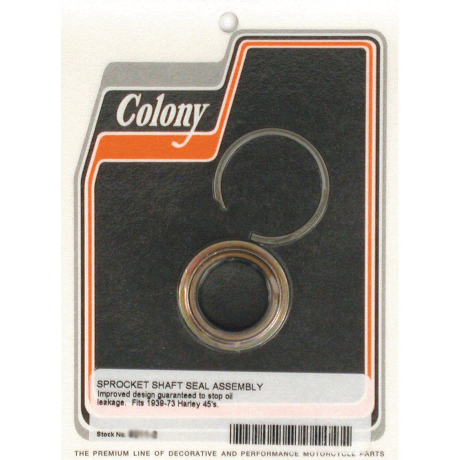 Colony, sprocket shaft oil seal