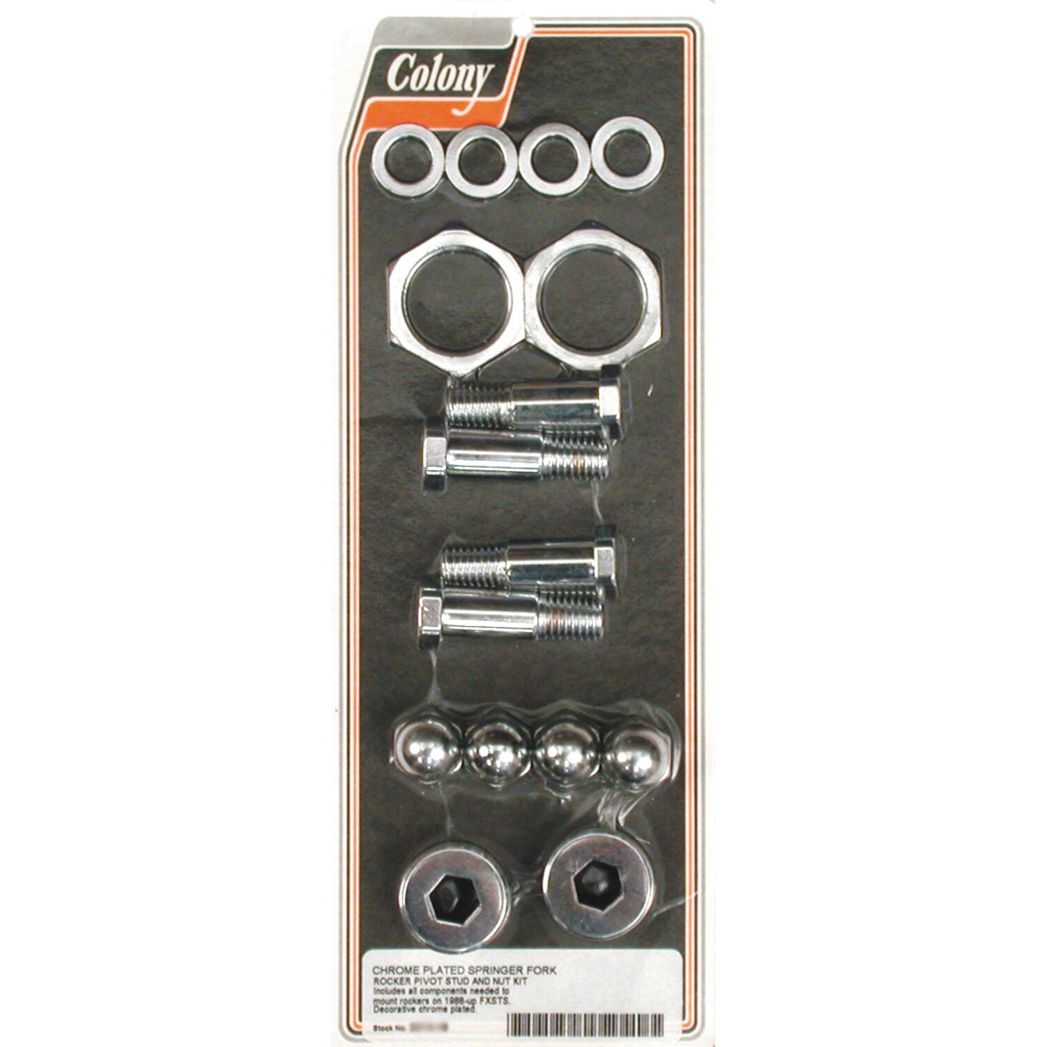 Colony rocker fork kit, Chrome