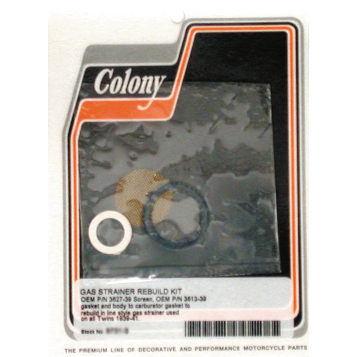 Colony, gas strainer rebuild kit
