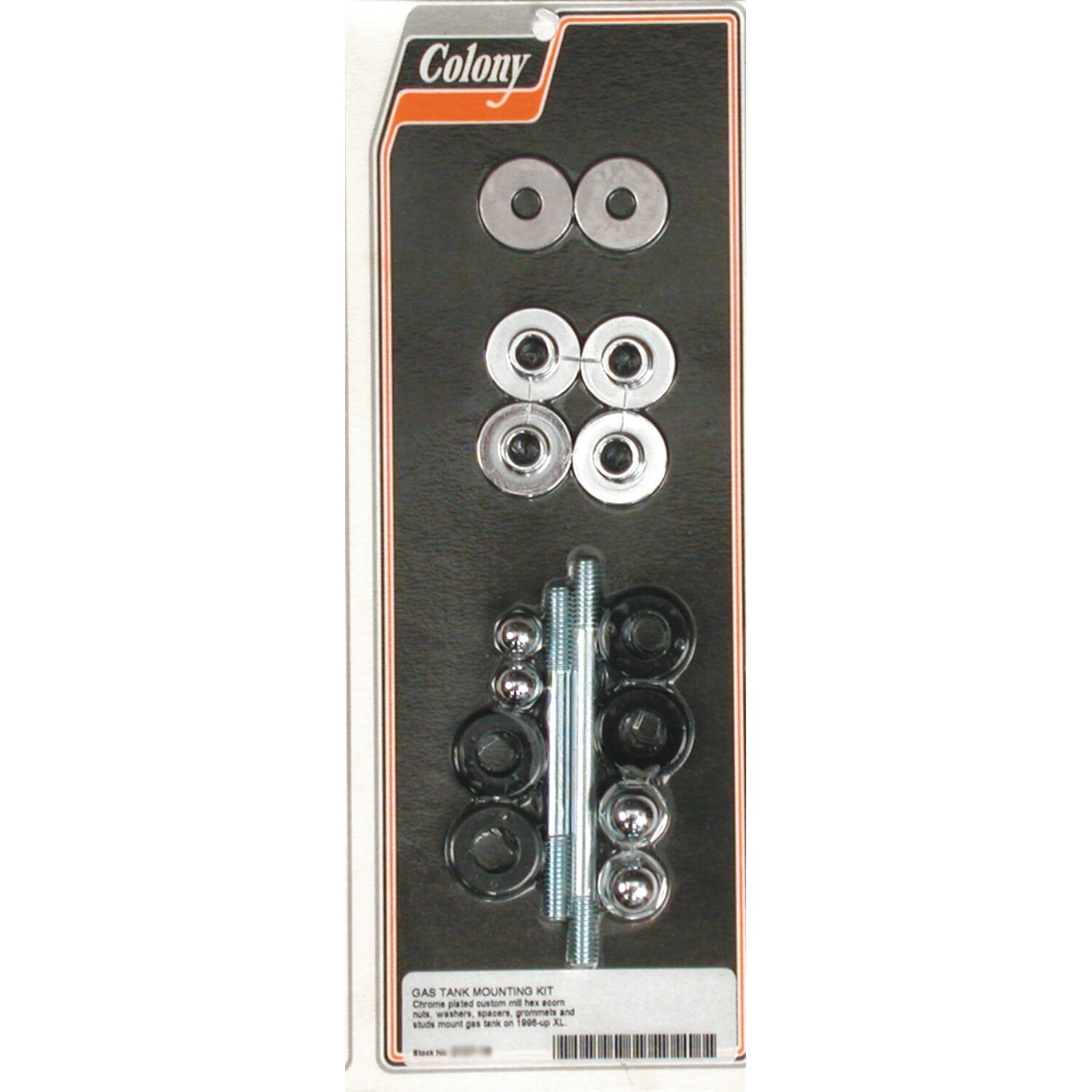 Colony XL gas tank mount kit, Chrome
