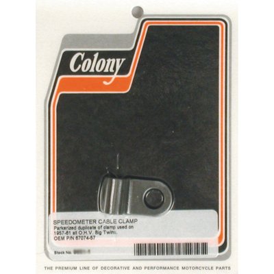 Exact duplicate of the OEM Harley clamps, black parkerized finish.