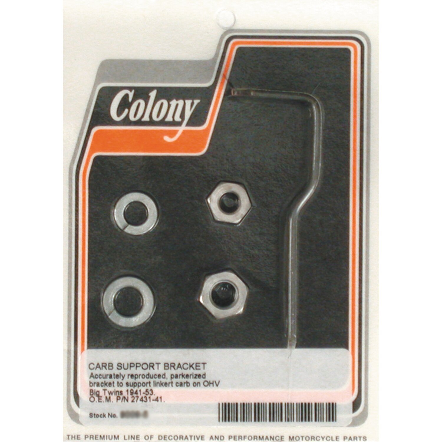 Colony linkert support bracket, Matte