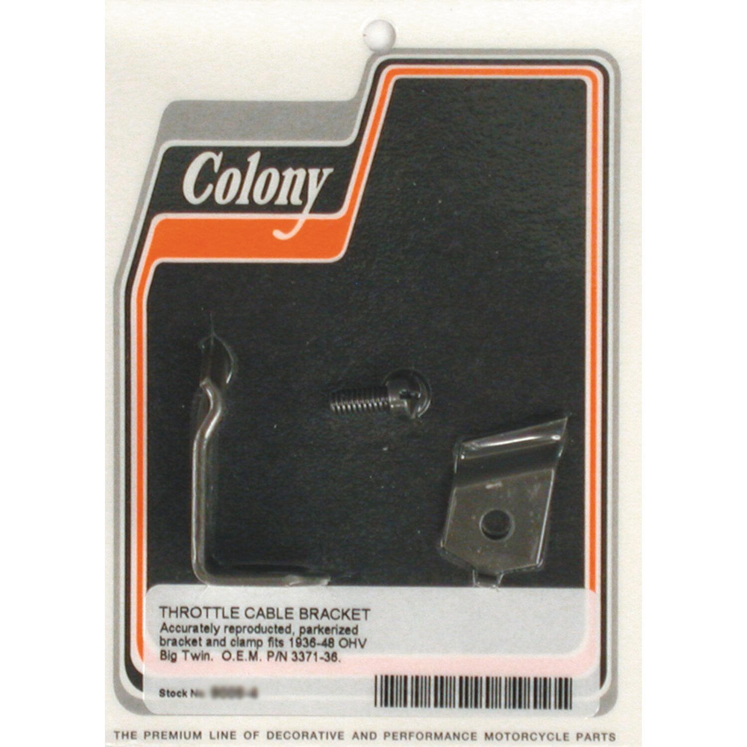 Colony throttle clamp, Black, Matte